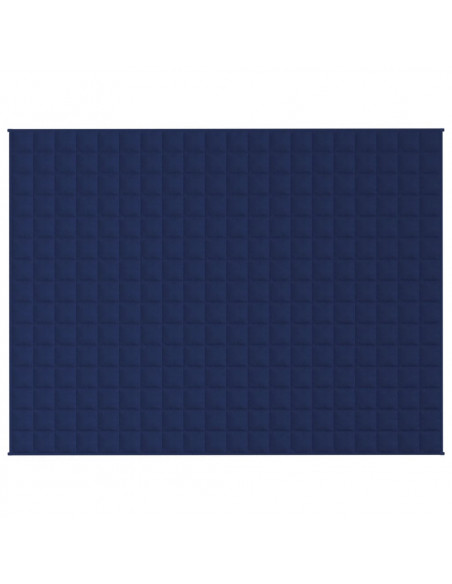 Coperta Ponderata Blu 152x203 cm 7 kg Tessuto