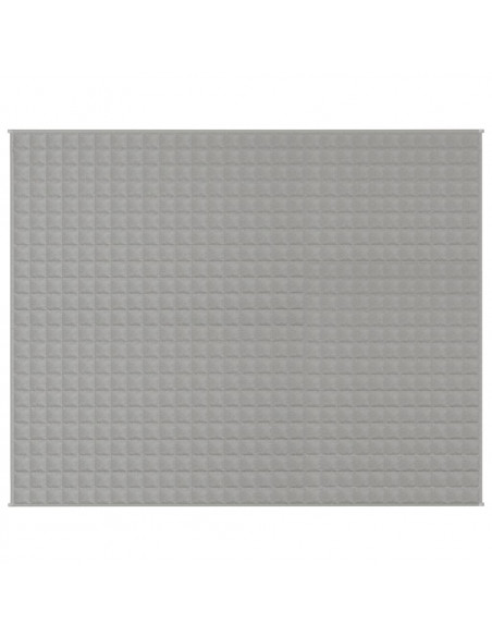 Coperta Ponderata Grigia 235x290 cm 15 kg Tessuto