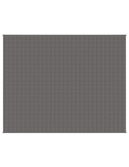 Coperta Ponderata Grigia 235x290 cm 11 kg Tessuto