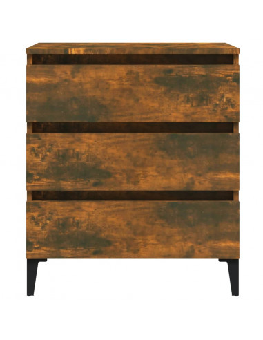 Credenza Rovere Fumo 60x35x69 cm in Legno Multistrato