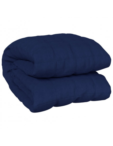 Coperta Ponderata Blu 120x180 cm 5 kg Tessuto