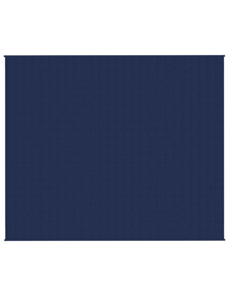 Coperta Ponderata Blu 220x260 cm 15 kg Tessuto