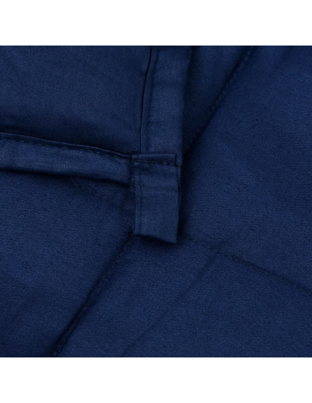 Coperta Ponderata Blu 220x260 cm 15 kg Tessuto