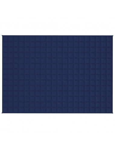 Coperta Ponderata Blu 137x200 cm 6 kg Tessuto