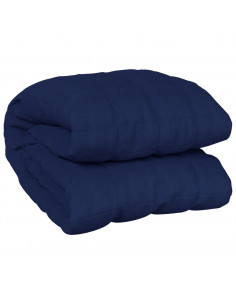 Coperta Ponderata Blu 140x200 cm 6 kg Tessuto 2