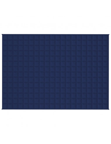 Coperta Ponderata Blu 140x200 cm 6 kg Tessuto