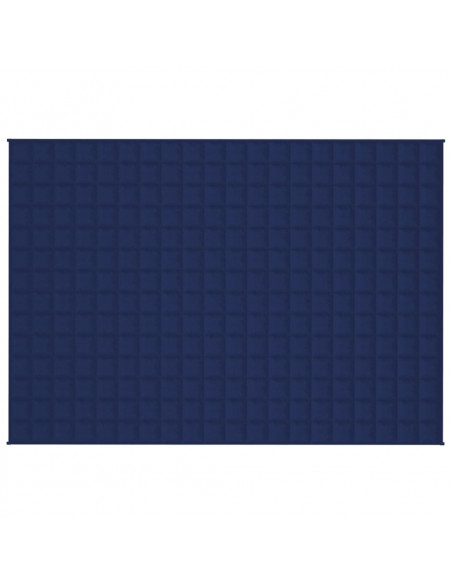Coperta Ponderata Blu 140x200 cm 6 kg Tessuto