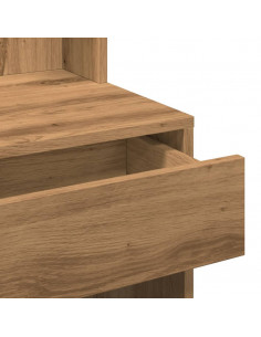 Toeletta con LED Rovere Artigianale 60x40x140 cm