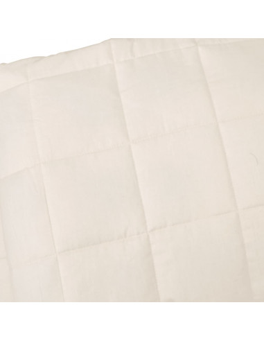 Coperta Ponderata Crema Chiaro 220x240 cm 15 kg Tessuto
