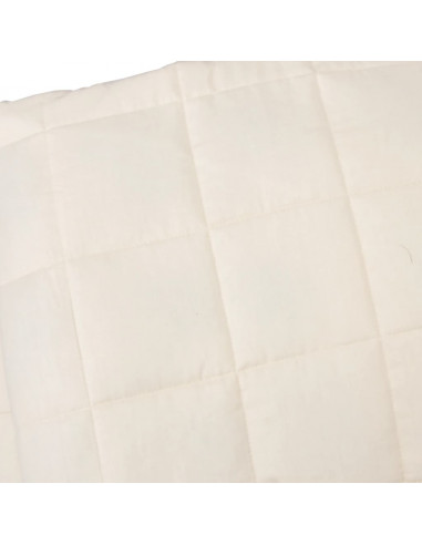 Coperta Ponderata Crema Chiaro 135x200 cm 10 kg Tessuto