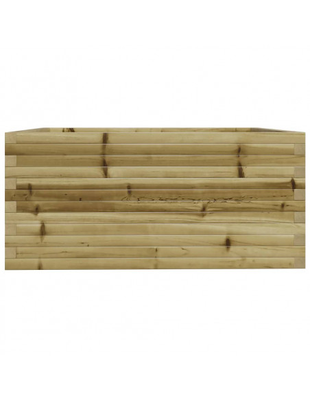 Fioriera da Giardino 100x100x49,5cm in Legno di Pino Impregnato