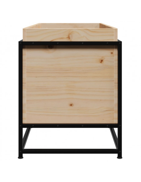 Fioriera da Giardino 100x40x50 cm in Legno Massello di Pino