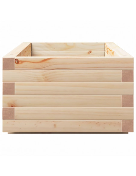 Fioriera da Giardino 110x40x26,5 cm in Legno Massello di Pino