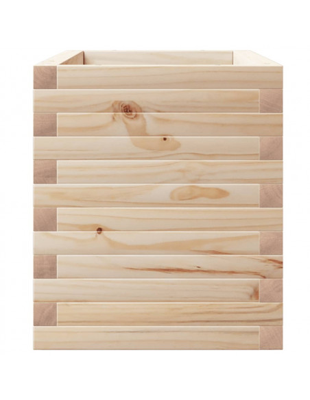 Fioriera da Giardino 110x40x49,5 cm in Legno Massello di Pino