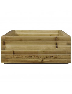 Fioriera da Giardino 110x60x26,5 cm in Legno di Pino Impregnato