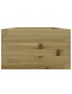 Fioriera da Giardino 40x40x23 cm in Legno di Pino Impregnato