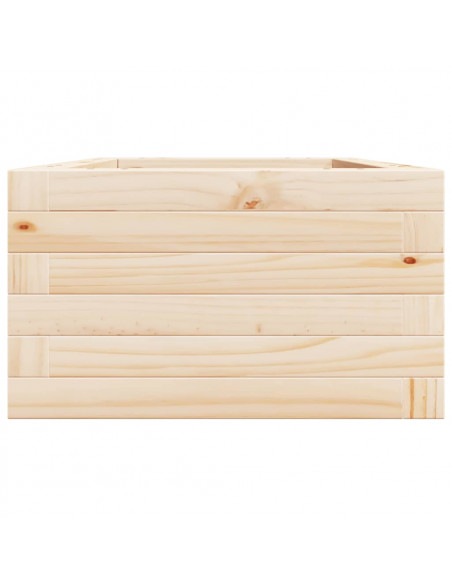 Fioriera da Giardino 40x40x23 cm in Legno Massello di Pino