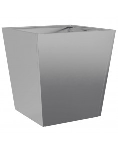 Fioriera da Giardino 40x40x40 cm in Acciaio Zincato