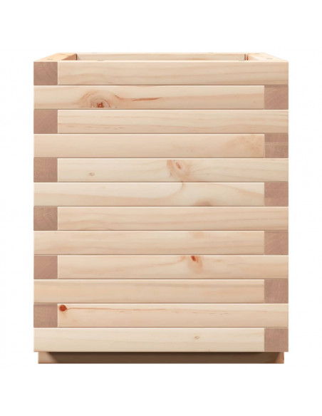 Fioriera da Giardino 40x40x49,5 cm in Legno Massello di Pino