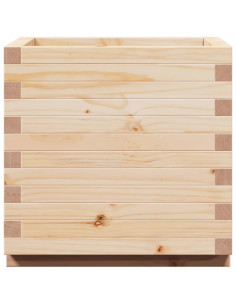 Fioriera da Giardino 50x50x49,5 cm in Legno Massello di Pino