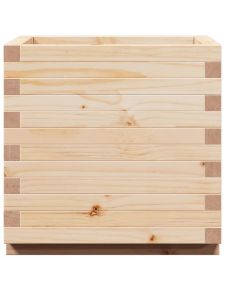 Fioriera da Giardino 50x50x49,5 cm in Legno Massello di Pino