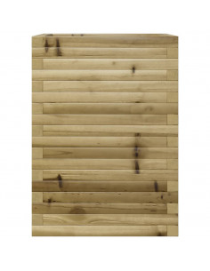 Fioriera da Giardino 50x50x68,5 cm in Legno di Pino Impregnato