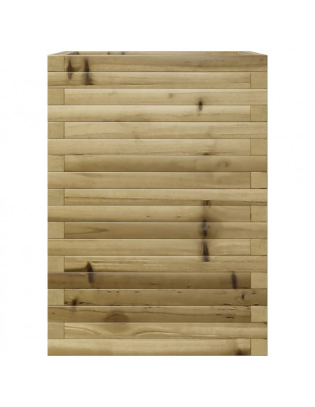 Fioriera da Giardino 50x50x68,5 cm in Legno di Pino Impregnato