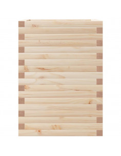 Fioriera da Giardino 50x50x68,5 cm in Legno Massello di Pino