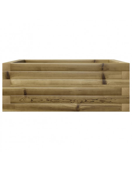 Fioriera da Giardino 60x60x23 cm in Legno di Pino Impregnato