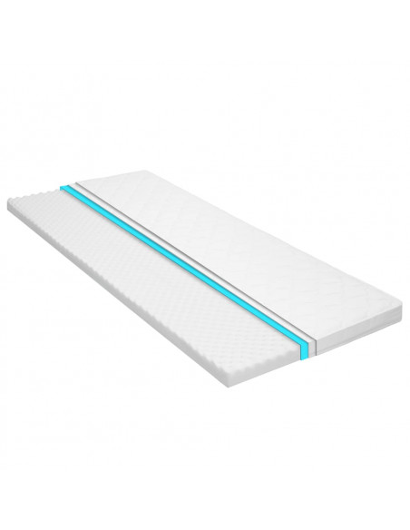 Coprimaterasso 100x200cm Schiuma a Freddo Superficie a Onde 6cm