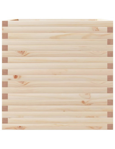 Fioriera da Giardino 70x70x68,5 cm in Legno Massello di Pino