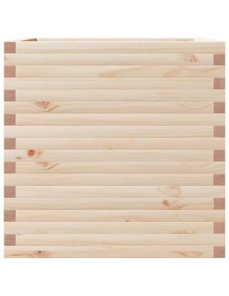 Fioriera da Giardino 70x70x68,5 cm in Legno Massello di Pino