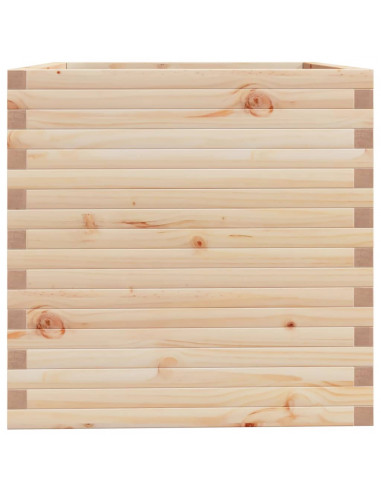 Fioriera da Giardino 70x70x72,5 cm in Legno Massello di Pino