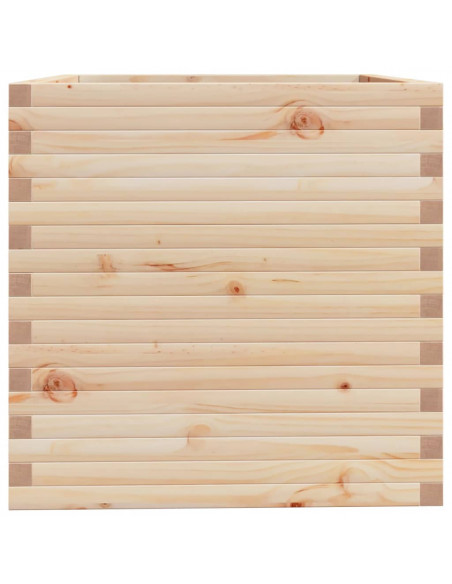 Fioriera da Giardino 70x70x72,5 cm in Legno Massello di Pino