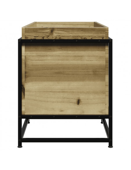 Fioriera da Giardino 80x40x50 cm in Legno di Pino Impregnato