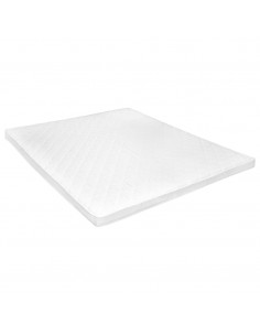 Coprimaterasso 160x200cm Schiuma a Freddo Superficie a Onde 6cm 2