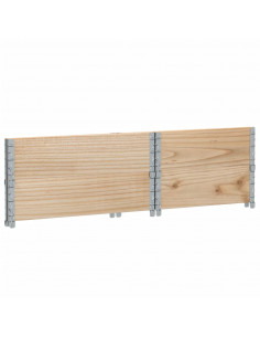 Fioriera da Giardino 80x60 cm in Legno Massello di Pino