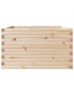 Fioriera da Giardino 80x80x46 cm in Legno Massello di Pino