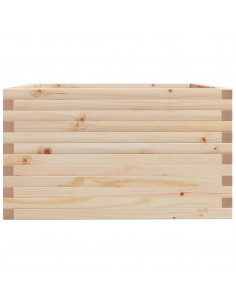 Fioriera da Giardino 80x80x49,5 cm in Legno Massello di Pino