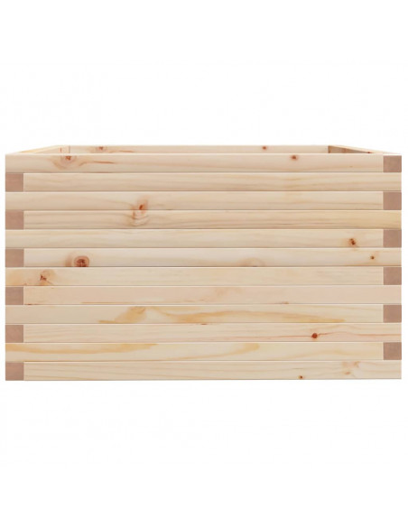 Fioriera da Giardino 80x80x49,5 cm in Legno Massello di Pino
