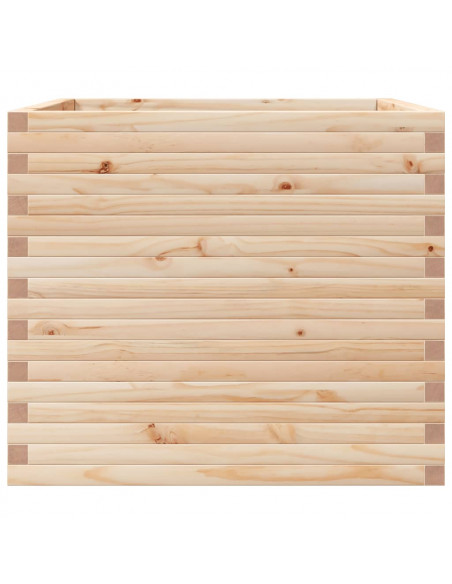 Fioriera da Giardino 80x80x68,5 cm in Legno Massello di Pino