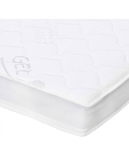 Coprimaterasso 80x200 cm Schiuma di Gel 7 cm