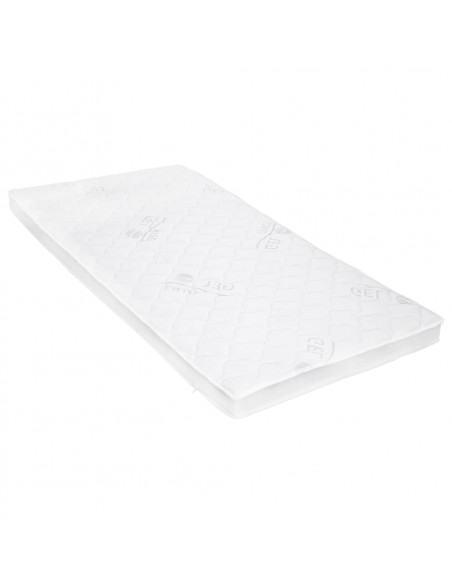 Coprimaterasso 90x200 cm Schiuma di Gel 7 cm