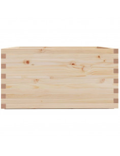 Fioriera da Giardino 90x90x49,5 cm in Legno Massello di Pino