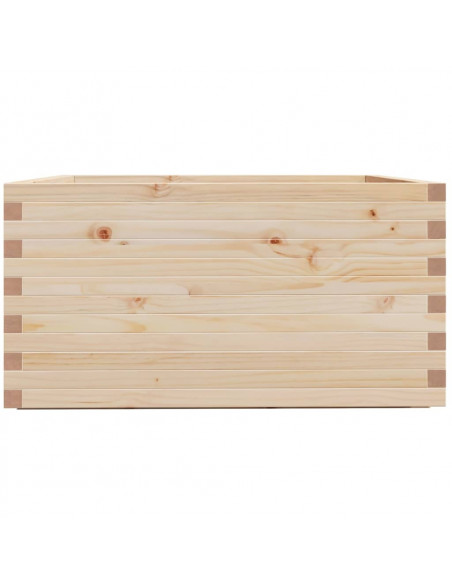 Fioriera da Giardino 90x90x49,5 cm in Legno Massello di Pino