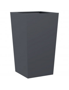 Fioriera da Giardino Antracite 45x45x75 cm in Acciaio