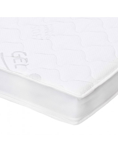 Coprimaterasso 120x200 cm Schiuma di Gel 7 cm