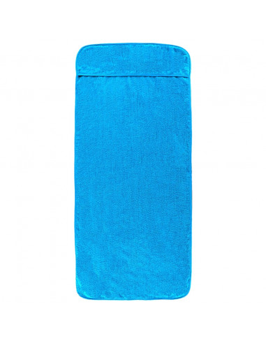 Asciugamani da Spiaggia 2 pz Turchese 60x135 cm Tessuto 400 GSM