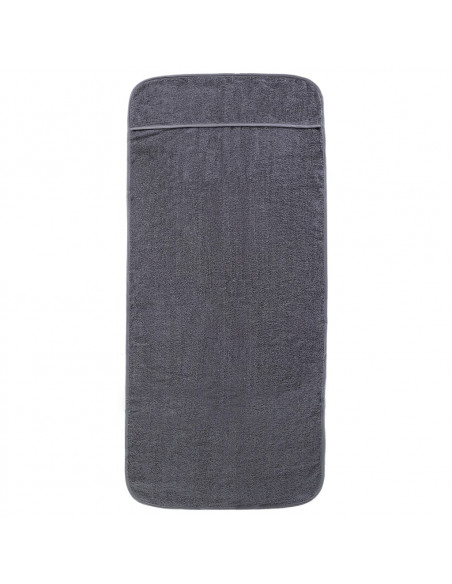 Asciugamani da Spiaggia 6pz Antracite 60x135 cm Tessuto 400 GSM