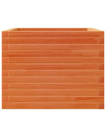 Fioriera Giardino Marrone Cera 60x60x45,5cm Legno Massello Pino